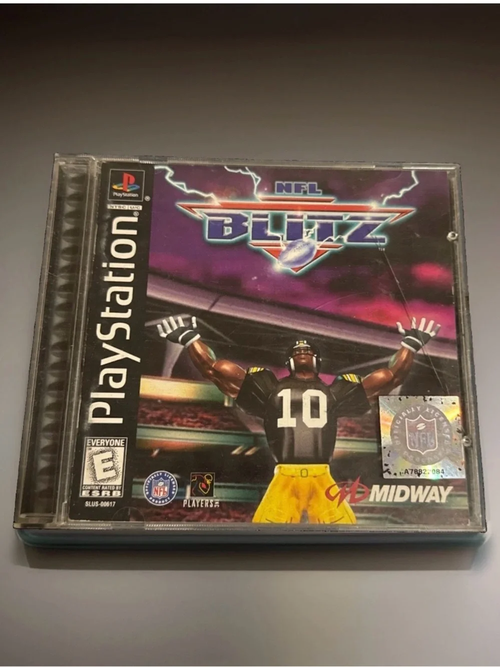 Sony NFL Blitz PlayStation Game - Black, Yellow & Purple Cover